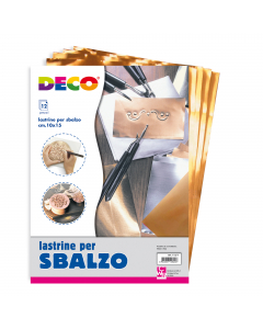 12 lastrine alluminio/rame 20x30cm 113/4 CWR