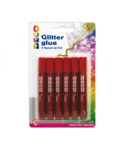 Colla glitter in blister colori assortiti.