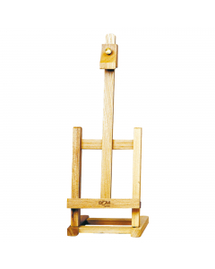 Cavalletto realizzato in legno di faggio verniciato. Ideali per esporre o pitturare, facilmente trasportabile. Dimensioni: 16x12 - H 34cm.