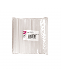 Colle stick mini.Dimensione 10cm x diam. 7mm. Adatta al utilizzo con cod. 82569 pistola mini per colle a caldo.