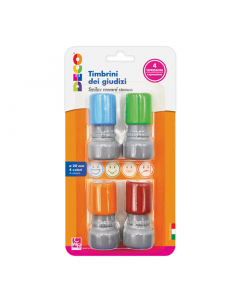 Timbri preinchiostrati con raffigurato 4 faccine con diverse espressioni con le quali gli insegnanti potranno valutare il lavoro degli alunni. Diametro timbri 10mm. Set 4 timbri.