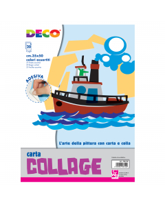 Un prodotto tradizionale ed indispensabile per le attivitÓ didattiche come collage, cartonage, ecc. carta facile da ritagliare si presta alla realizzazione di lavori didattici. Carta lucida dai colori brillanti adesiva pu= essere applicata senza l'utilizz