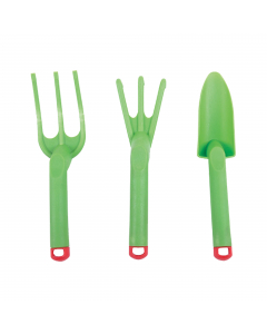 Attrezzi per giardinaggio 3 pezzi - dim. cm.6 x 20 x 3cm