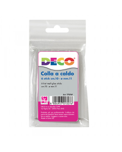 6 stick colle per pistola grande TY102M diam. 11mm - lungh. 10cm Cwr