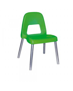 La sedia per bambini che pesa solo 1kg. Molto resistente e adatta per un uso massiccio grazie alle gambe in alluminio. Diametro 25mm. Anatomica, favorisce al corretta postura. Lavabile e ideale anche per esterni. Disponibile a due altezze: 31 e 35cm.