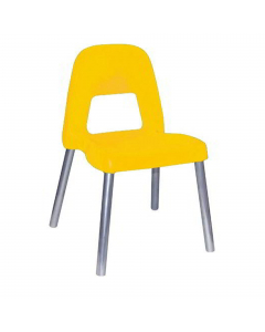 La sedia per bambini che pesa solo 1kg. Molto resistente e adatta per un uso massiccio grazie alle gambe in alluminio. Diametro 25mm. Anatomica, favorisce al corretta postura. Lavabile e ideale anche per esterni. Disponibile a due altezze: 31 e 35cm.