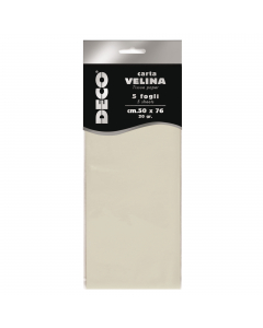 Fogli da 20gr di carta velina - formato 50x76cm.
