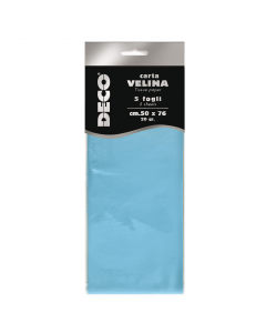 Fogli da 20gr di carta velina - formato 50x76cm.