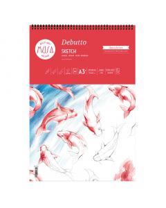 Intro Collection la nuova linea di carte per belle arti MUSA. DEBUTTO è una carta per schizzo e disegno prodotta con il 100% cellulosa, extra bianca, priva di acidi e agenti sbiancanti ottici. Prodotta con grana liscia, appositamente studiata per le tecni