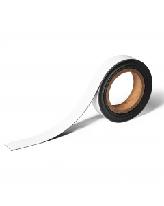 Rotolo di nastro magnetico, ritagliabile alla lunghezza desiderata. Aderisce su tutte le superfici metalliche come armadietti, scaffali metallici, armadi e cassetti.
• Flessibile, elastico e resistente
• Superficie scrivibile con marcatori permanenti stan