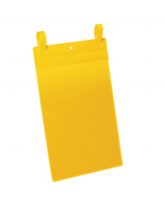 Tasche per identificazione con fascette di aggancio. Applicazione facile e sicura su grigliati metallici e contenitori per stoccaggio e trasporto. Robuste e resistenti all'usura e agli strappi, sono realizzate con retro in plastica colore blu e copertina 