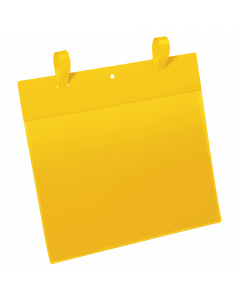 Tasche per identificazione con fascette di aggancio. Applicazione facile e sicura su grigliati metallici e contenitori per stoccaggio e trasporto. Robuste e resistenti all'usura e agli strappi, sono realizzate con retro in plastica colore blu e copertina 