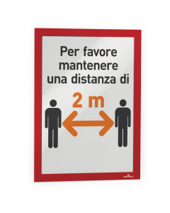 Cornice espositiva per esporre informazioni ed avvisi in modo elegante ed ordinato. 
Adatta a superfici lisce.
Dotata di pannello frontale in pvc trasparente magnetico anti riflesso e  retro adesivo riposizionabile.
Può essere rimossa e riposizionata su v