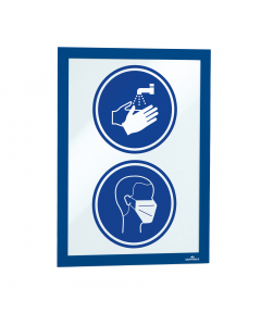 Cornice espositiva per esporre informazioni ed avvisi in modo elegante ed ordinato. 
Adatta a superfici lisce.
Dotata di pannello frontale in pvc trasparente magnetico anti riflesso e  retro adesivo riposizionabile.
Può essere rimossa e riposizionata su v