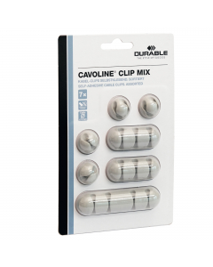 Clip fermcavi adesive per 1, 2, 3 e 4 cavi USB realizzate in morbida plastica. Possono essere utilizzate su superfici lisce e pulite. Ideali per cavi telefonici e USB fino a un diametro di 5 mm. Contenuto: 2x clip per 1, 2 e 3 cavi, 1 clip per 4 cavi.