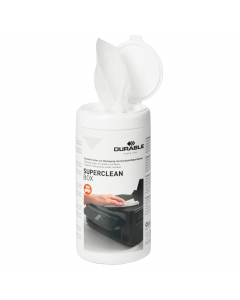 Salviette umidificate per la pulizia delicata di superfici in plastica
.Ideale per tastiere, mouse e alloggiamenti per PC, stampanti, ecc..Biodegradabili e con formula senza alcool
.Contenuto: barattolo richiudibile da 100 salviette umidificate.