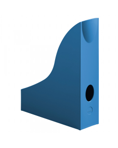 Pratico portariviste con foro di presa
. Realizzato con plastica riciclata certificata Blue Angel in conformità con i requisiti RAL-ZU 30a, tutta la gamma è realizzata con plastica riciclata ed etichettata in conformità con lo standard EN ISO 11469. Ciò s