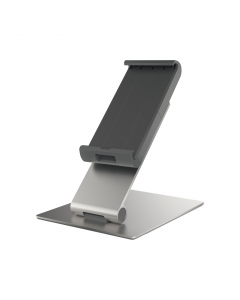 Porta Tablet da banco. Adatto a tablet da 7” a 13”; Realizzato in materiali e finiture di altissima qualità; Inserimento e rimozione del tablet con una sola mano; Orientabile a 360° e posizionabile in orizzontale o verticale; Ergonomia assicurata dall’amp