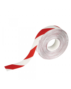 Nastro adesivo extra-forte bicolore per segnaletica orizzontale in ambienti interni, ideale per segnalare, in modo resistente e duraturo, passerelle e vialetti all'interno di magazzini e aree di produzione. Resistenza allo scivolamento R9 e conforme alla 