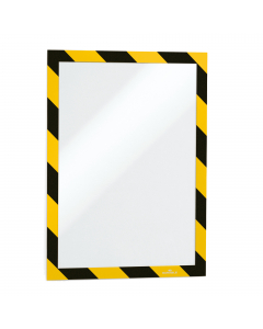 Cornice adesiva dotata di pannello frontale magnetico antiriflesso. Applicabile su superfici lisce e solide.
Rimovibili dalle superfici come il vetro.
Cornice bicolore conforme alla Normativa ISO 3864-4 per i colori di sicurezza.
Può essere applicata sia 