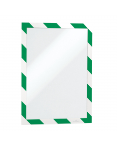 Cornice adesiva dotata di pannello frontale magnetico antiriflesso. Applicabile su superfici lisce e solide.
Rimovibili dalle superfici come il vetro.
Cornice bicolore conforme alla Normativa ISO 3864-4 per i colori di sicurezza.
Può essere applicata sia 