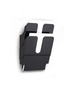 Espositore flexiplus 2 a4. Design moderno adatto a materiale espositivo formato A4. Inclusi 2 comparti formato A4. Dimensioni (hxlxp): 360x247x100 mm. Colore nero.