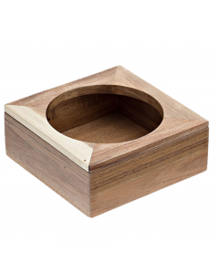 Supporto caraffa in bamboo 20x20x8cm colore naturale Leone