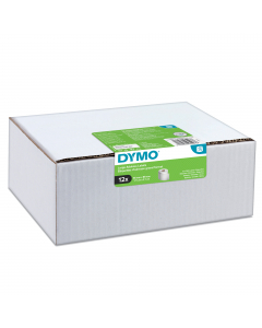 Value pack 12 rotoli etichette Indirizzi Estesi f.to 36x89mm. Colore bianco. 260 etichette x ogni singolo rotolo