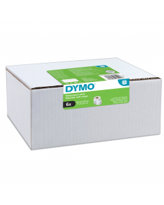 Value pack 6 rotoli etichette multi-uso f.to 57x32mm. Colore bianco.  1000 etichette x ogni singolo rotolo.