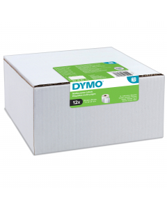 Value pack 12 rotoli etichette multi-uso f.to 57x32mm. Colore bianco.  1000 etichette x ogni singolo rotolo.
