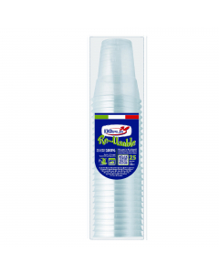 Bicchieri in polistirene (PS) riutilizzabile. Testato per 20 lavaggi in lavastoviglie.  Articolo escluiso da SUP
Capacità: 25ml
Diametro superiore:73mm
Diametro inferiore: 45mm
Altezza: 95mm
Colore: trasparente
Peso: 6gr