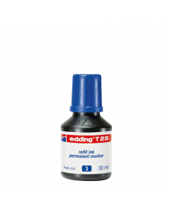 Inchiostro inodore permanente a base d'alcool senza toluene e xilene. Resistente alla luce e allo sfregamento. 
Scrive su tutte le superfici lisce, ruvide e porose. 
Flacone con erogatore a goccia da 30ml.
Utilizzabile anche con pennelli, pennini, normogr