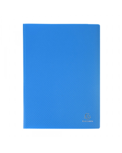 Portalistini Opak in polipropilene con 30 buste leggermente goffrate. Copertina colore azzurro. Formato 24x32cm.
Copertina flessibile in polipropilene opaco, con effetto strutturato, resistente a macchie e graffi. L'oppacità della copertina garantisce la 