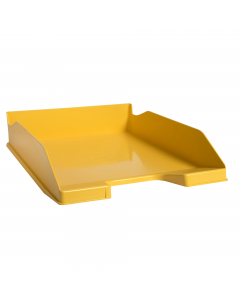 Vaschetta portacorrispondenza in PS. Per formato A4+. Dimensioni:346x254x243mm. Sovrapponibile in verticale. Due sagomature laterali consentono un risparmio di spazio. Portaetichetta in dotazione.
