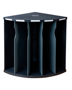 Classificatore ergonomico a 5 scomparti A4+, ideali per sistemare raccoglitori ad anelli. Posizionabile sia in verticale che in orizzontale e sono anche sovrapponibili. Forma squadrata per sfruttare gli angoli e gli spazi inutilizzati della scrivania. Une