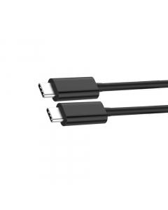 CAVETTO USB-C / USB-C ADATTO PER LA RICARICA, SINCRONIZZAZIONE E TRASFERIMENTO DEI DATI - LUNGHEZZA: 1 MT