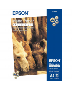 Carta fotografica Matte 50fg 167gr 210x297mm A4 ALTO spessore Epson
