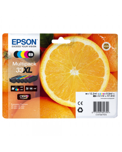 Conf. 5 cartucce ink XL multipack 1 per colore 33 ARANCE