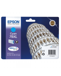 Tanica inchiostro a pigmenti ciano durabrite ultra serie 79XL/ TORRE DI PISA blister