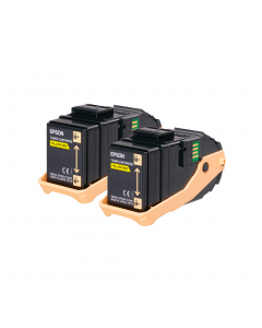 Toner cartridge acubrite giallo (S050602), in conf. Doppia