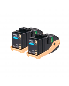 Toner cartridge acubrite ciano (S050604), in confezione doppia