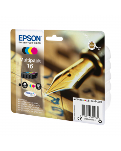 Multipack contente N.4 cartucce a pigmenti, serie 16/PENNA E CRUCIVE