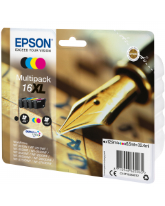 Multipack 16XL contente N.4 cartucce a pigmenti serie 16XL/PENNA E CRUCIVERBA