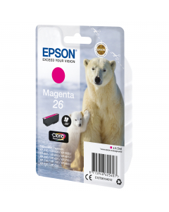 Cartuccia magenta Epson claria premium serie 26/ORSO POLARE in blister RS