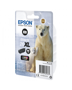 Cartuccia nero-foto Epson claria premium serie 26XL/ORSO POLARE in blister R