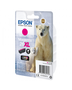 Cartuccia magenta Epson claria premium serie 26XL/ORSO POLARE, IN BLISTER