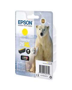 Cartuccia giallo Epson claria premium serie 26XL/ORSO POLARE, IN BLISTER