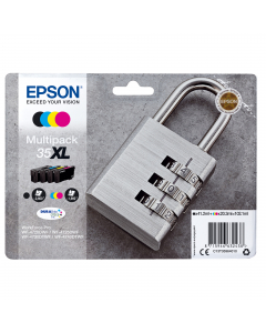 Conf. 4 cartucce ink 1 colore per serie 35XL LUCCHETTO