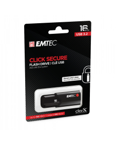 Emtec Memoria B120 Click&secure 16GB