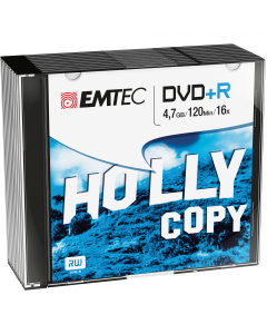 DVD+R EMTEC4,7GB 16X SLIM CASE (kit 10pz)